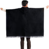 QISU Llama Loft Poncho, Alpaca Wool Poncho, Western Style, Unique and Handmade in Ecuador, Thick, Warm and Alpaca Wool Poncho, Size 43 X 70 Inches Rectangular, Lightweight and Soft, Made in Ecuador - QISU