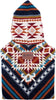 QISU Inca Essence Poncho, Alpaca Wool Poncho, Western Style, Unique and Handmade in Ecuador, Thick, Warm and Alpaca Wool Poncho, Size 31”x31” Inches Rectangular, Lightweight and Soft, Made in Ecuador - QISU